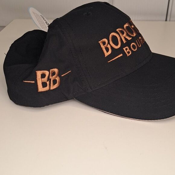 Adams Borchetta Bourbon Black and Orange Hat Adjustable Design - Picture 2 of 4